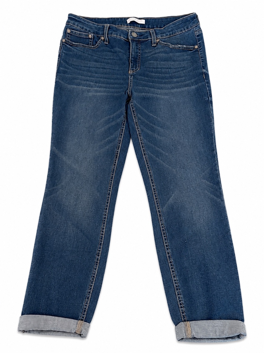 LC Lauren Conrad Blue Boyfriend Jeans - Casual Rolled Hem